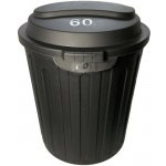 Max Koš na odpad průmyslový 60 l černý – Sleviste.cz