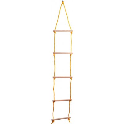 WOODY Provazový žebřík ROPE LADDER Žlutá – Zboží Dáma