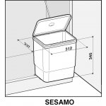 Sinks EK9011 SESAMO 45 1x16l – Zboží Dáma