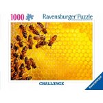 RAVENSBURGER Challenge: Včely na medové plástvi 1000 dílků – Zboží Dáma