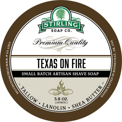 Stirling Soap Texas On Fire mýdlo na holení 170 ml