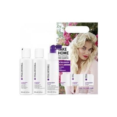 Paul Mitchell Extra-Body Take Home Šampon 100 ml + kondicionér 100 ml + sprej 100 ml dárková sada – Zbozi.Blesk.cz