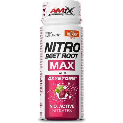 Amix Performance Series Nitro Beet Root MAX with Oxystorm 60 ml – Hledejceny.cz