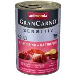 Animonda GranCarno Sensitiv Adult hovězí s bramborami 400 g – Hledejceny.cz