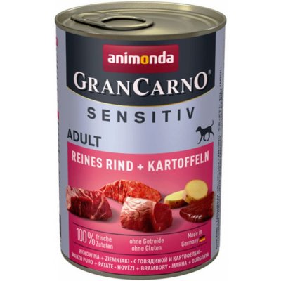Animonda GranCarno Sensitiv Adult hovězí s bramborami 400 g – Hledejceny.cz