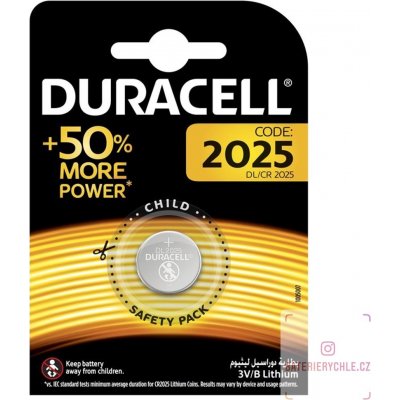 Duracell CR2025 1ks DL2025 – Zboží Mobilmania