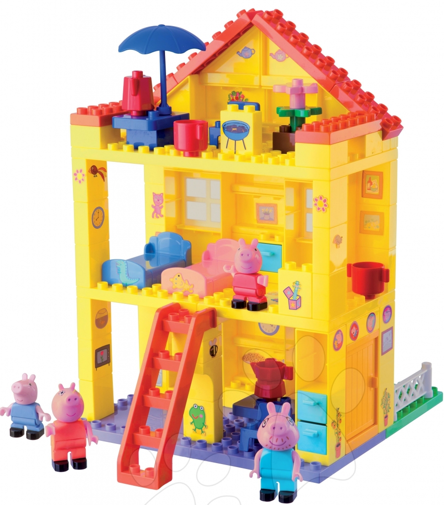 PlayBig Bloxx Peppa Pig luxusní dům od 1 499 Kč - Heureka.cz
