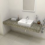 Sapho TAILOR rockstone deska 140x50 cm, provedení límce R TR140R – Zbozi.Blesk.cz