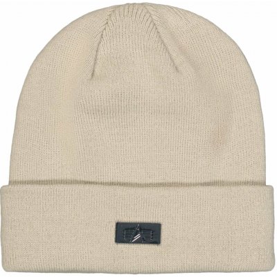 Alpha Industries Čepice Metal Label Beanie Organic Beige – Hledejceny.cz