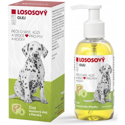 Pet health care Lososový olej Péče o srst kůži a srdce 250 ml – Sleviste.cz