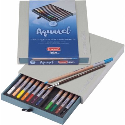 Bruynzeel 8835h12 Akvarel Design se štětcem 12 ks – Hledejceny.cz