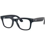 Meta RAY-BAN Meta Wayfarer Standard Smart Glasses Gen 2 - Shiny Cosmic Blue, Clear to Sapphire T 0RW40126628MF50 – Zboží Mobilmania