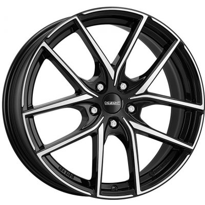 Dezent TO 7,5x18 5x114,3 ET55 black polished – Zboží Mobilmania