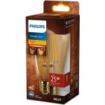 Philips LED filament žárovka E27 ST64 3,1W 25W 250lm 1800K nestmívatelná, jantarová – Zboží Živě