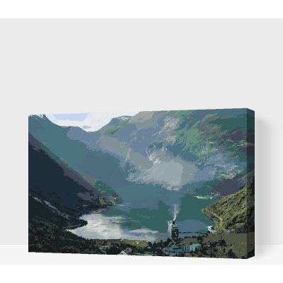 Vymalujsisam Malování podle čísel Geirangerfjord Norsko – Zboží Dáma
