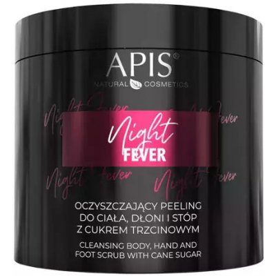 Apis Night Fever Cleansing Body, Hand and Foot Scrub with Cane Sugar čisticí cukrový peeling 700 g