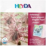 HEYDA Papíry na origami voděodolné 15 x 15 cm červené – Zboží Mobilmania