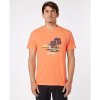 Pánské Tričko Rip Curl tričko Framed Tee Peach