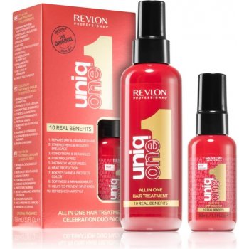 Revlon Professional Uniq One Treatment Celebration péče Uniq One Classic 150 ml + péče Uniq One Celebration 50 ml dárková sada