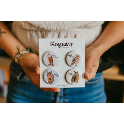 ePiPí Sada magnetů Sovy – Zboží Dáma