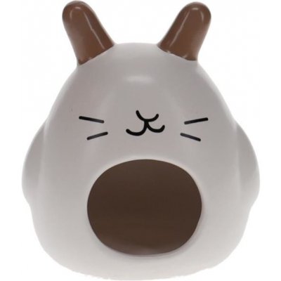 Duvo+ Domek keramika hlod. bílý králík 11 x 10 x 12 cm – Hledejceny.cz