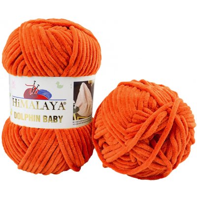 Himalaya příze Dolphin Baby 80372 dýňově oranžová – Sleviste.cz