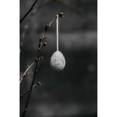 Velikonoční vajíčko Ullas Light Grey 3 cm Storefactory Scandinavia – Hledejceny.cz