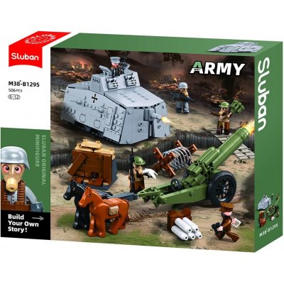 Sluban B1295 Tank WWI 47Vs – Zboží Dáma