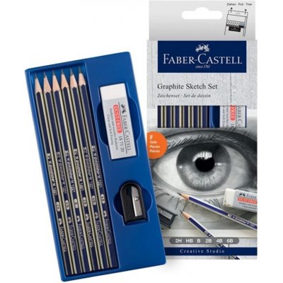 Faber-Castell grafitový set na skicování 8 ks