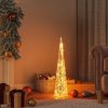 Vánoční osvětlení Nábytek XL Vánoční světelný kužel 30 teplých bílých LED diod 60 cm akryl