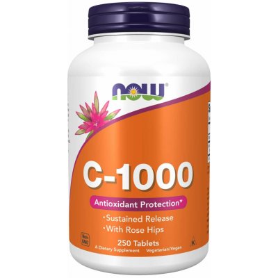NOW Foods Vitamin C-1000 s postupným uvolňováním 250 tablet – Hledejceny.cz