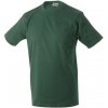 Dětské tričko James Nicholson dětské tričko junior Basic zelená tmavá