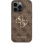 Pouzdro Guess PU 4G Metal Logo iPhone 14 Pro hnědé – Hledejceny.cz