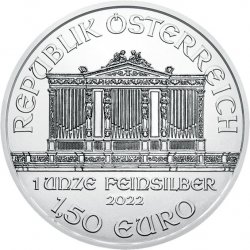 Münze Österreich Wiener Philharmoniker stříbrná rakouská mince 1 Oz