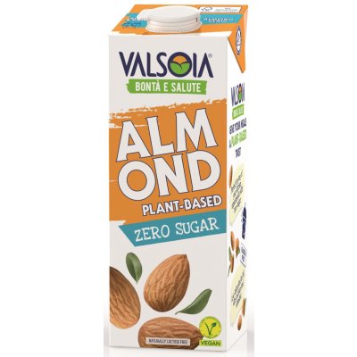 Valsoia Mandlový nápoj Zero sugar 1 l – Zboží Dáma