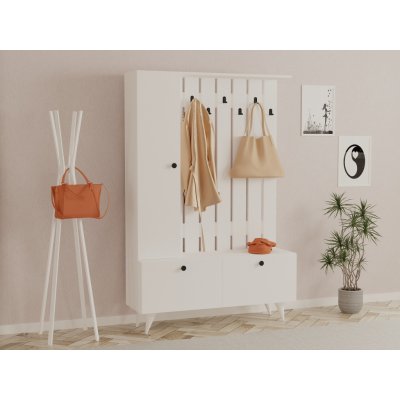 ASIR Předsíňová stěna LALA bílá – Zboží Dáma