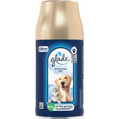 Glade Refreshing Air mazlíčci automatický osvěžovač vzduchu s vůní čistého prádla, chladivého vzduchu a konvalinky náhradní náplň sprej 269 ml – Zboží Dáma