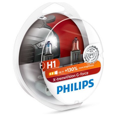 Philips X-tremeVision G-force 2 ks H1 12V 55W P14.5S