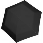 Knirps AS.050 Slim Small Manual dámský skládací plochý deštník černý – Zboží Dáma