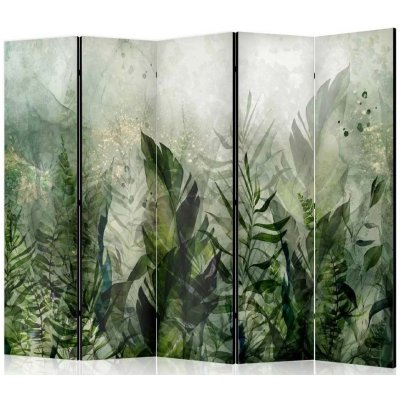 Fabulo paraván 5 dílný Krajina listů 172 x 225 cm stejný design na obou stranách – Sleviste.cz
