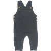 Kojenecké kalhoty a kraťasy Feetje Dungarees Mini Person anthracite melange