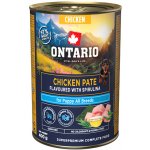 Ontario Puppy kuřecí pate s příchutí spirulíny 400 g – Hledejceny.cz