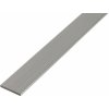 Plotové vzpěry ALU - plochý profil, stříbrný elox 30x2 mm, 2 m 4014