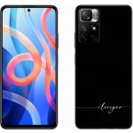 mmCase na Xiaomi Redmi Note 11S 5G - I love you černé pozadí – Zboží Živě