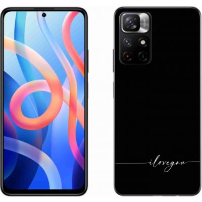 mmCase na Xiaomi Redmi Note 11S 5G - I love you černé pozadí – Zboží Živě