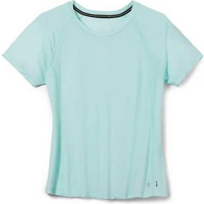 Smartwool Dámské Merino Sport 120 Short Sleeve Bleached aqua heather modrá – Hledejceny.cz