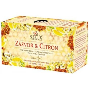 Grešík Zázvor & Citron & Med 20 x 2 g