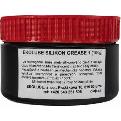 Ekolube Silikon Grease 1 100 g – Zboží Mobilmania