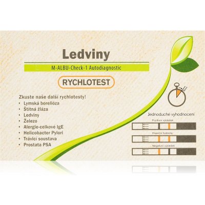 Vitamin Station rychlotest Ledviny samodiagnostický test z moči 1 set – Zbozi.Blesk.cz