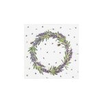 Levandulový věnec 33x33 UBF002386 – Zboží Dáma